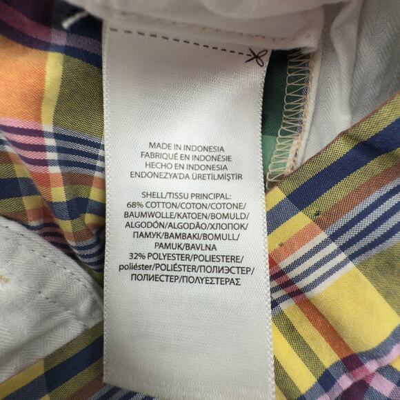 RLX Ralph Lauren Men's 32 Plaid Madras Performance Golf Wicking Stretch Shorts - Picture 6 of 7